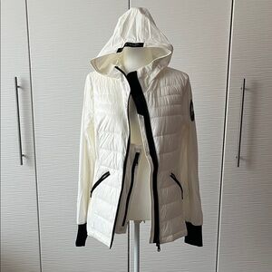 Pajar Canada White Hooded Puffer Jacket